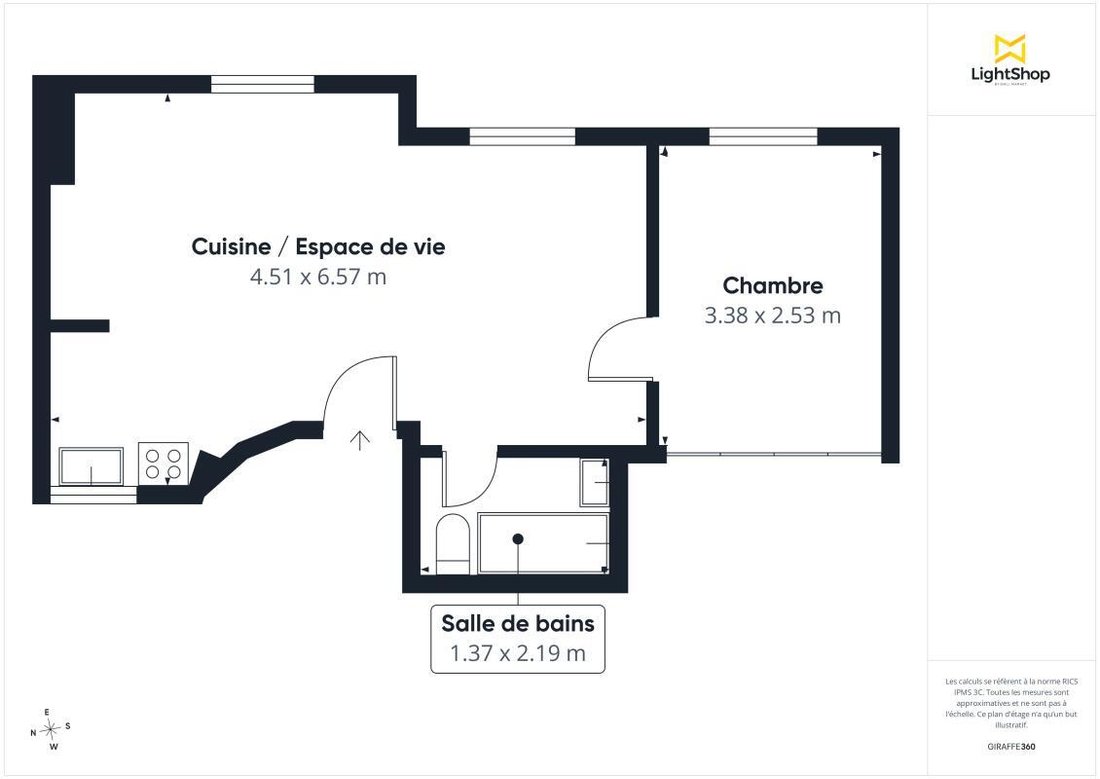 Apartment in Trudaine-Maubeuge, Paris 9e Arrondissement, Paris 3 - 19037263