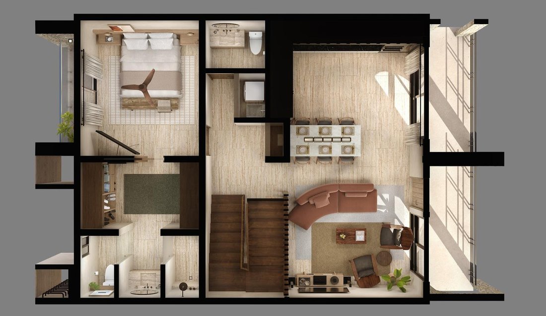 Apartment in Playa del Carmen, Quintana Roo, Mexico 1 - 19038175