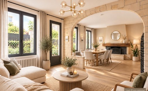 Maison à Jardin Parisien, Clamart, France 1