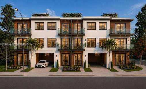 Townhouse en Miami, Florida, Estados Unidos 1