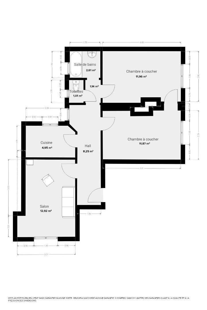 Apartment in Belleville-Saint Maur, Paris 11e Arrondissement, Paris 2 - 19042902