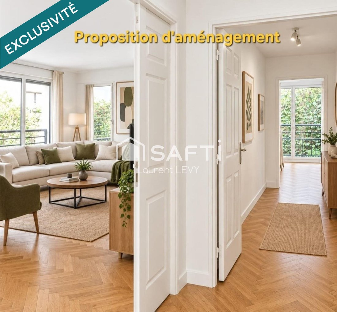 Appartement à Bois de Vincennes, Paris 12e Arrondissement, Paris 2 - 19019346