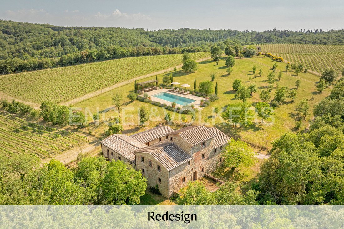 Maisons de campagne à Castelnuovo Berardenga, Toscane, Italie 1 - 18740296