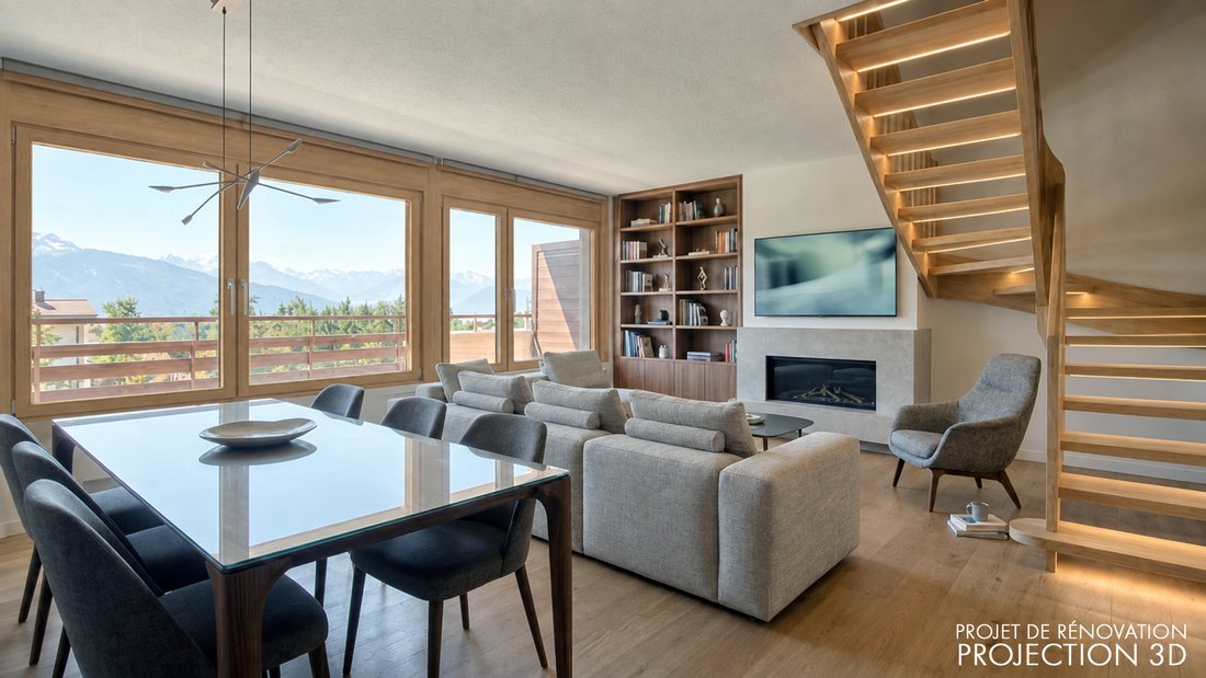 Penthouse in Chermignon-d'en-Bas, Crans-Montana, Switzerland 3 - 19043205