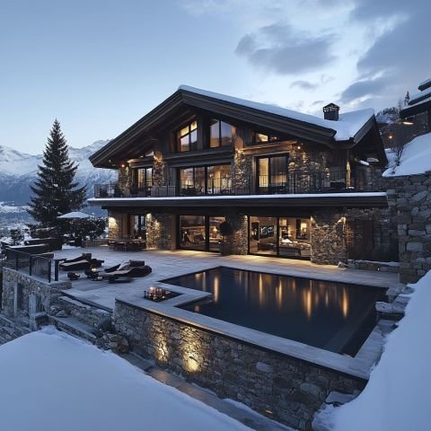 Chalet a Crans-Montana, Vallese, Svizzera 1 - 19043496
