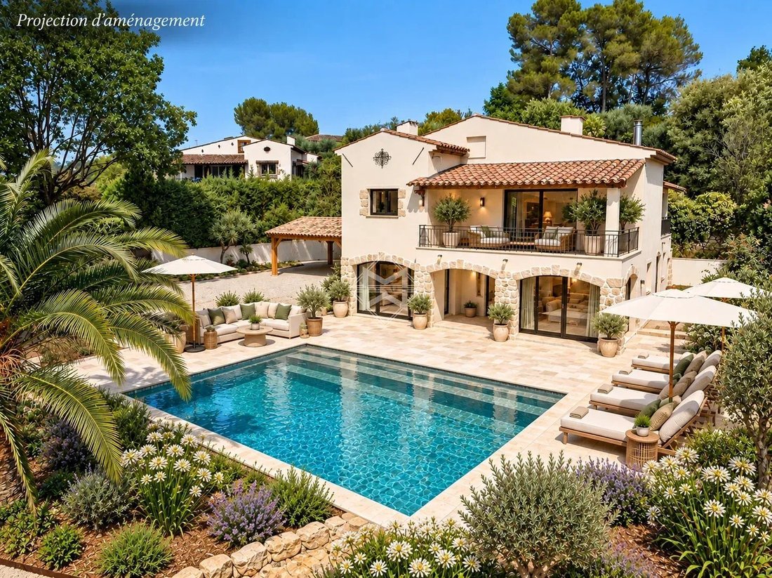 Villa a Mougins, Provenza-Alpi-Costa Azzurra, Francia 1 - 18545449