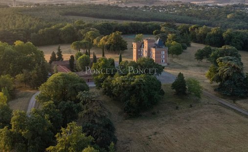 Castle in Amidonniers-Caffarelli, Toulouse, France 1