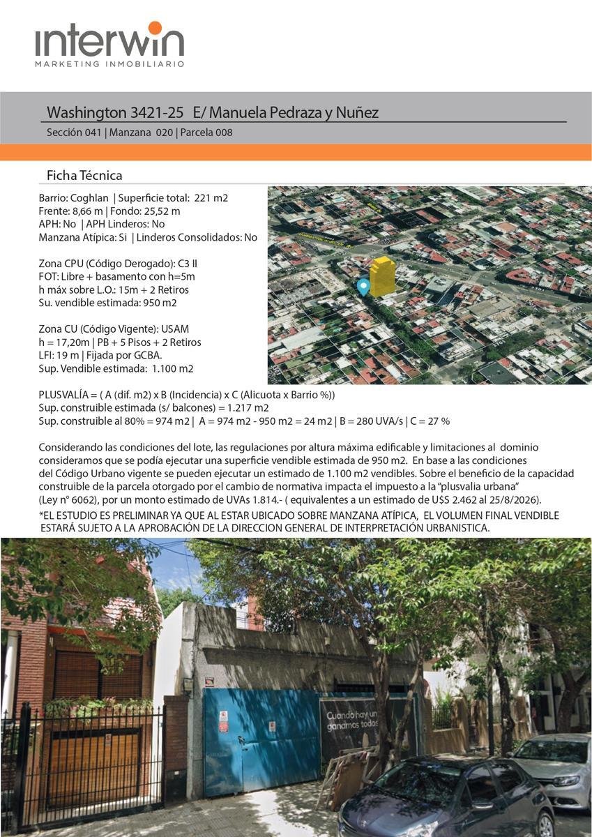 Land in Recoleta, Buenos Aires, Argentinien 1 - 19045149