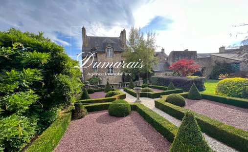 Castle in Valognes, Normandy, France 1