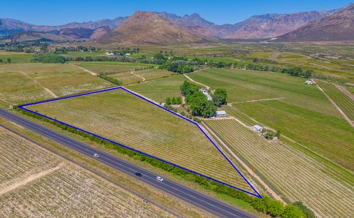 Terrain en Franschhoek, Cap occidental, Afrique du Sud 1