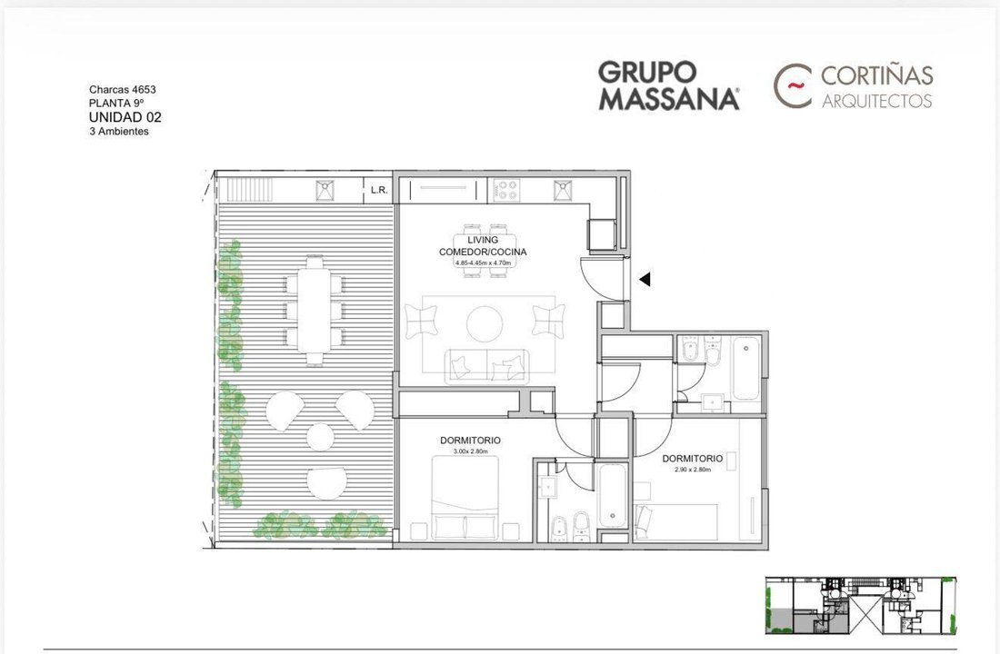 Appartement à Buenos Aires, Buenos Aires, Argentine 3 - 19045048