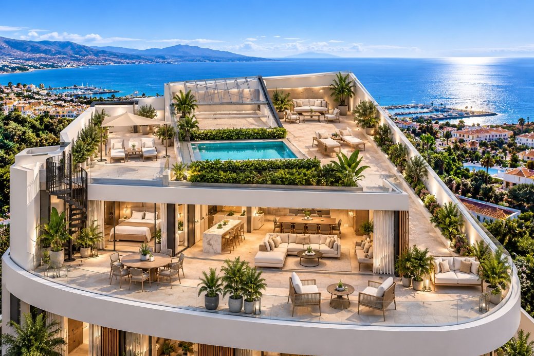 Penthouse en Estepona, Andalucía, España 1 - 19049395