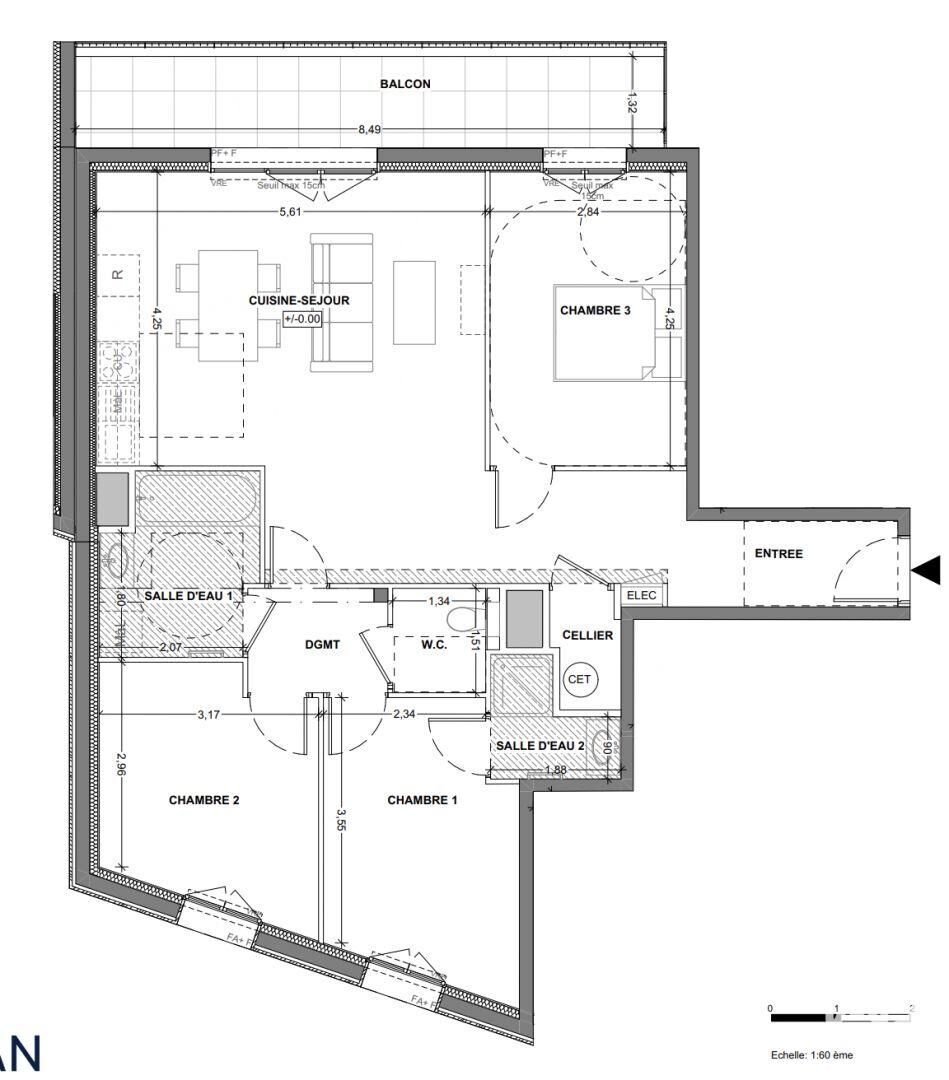 Apartamento en Paramé Rural, Saint-Malo, Francia 5 - 19050429