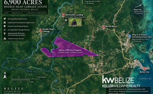 Land in Bermudian Landing, Belize District, Belize 1