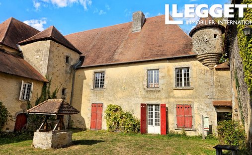 Castle in Pageas, Nouvelle-Aquitaine, France 1