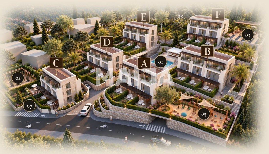 Townhouse en Tivat, Municipio de Tivat, Montenegro 2 - 19053371