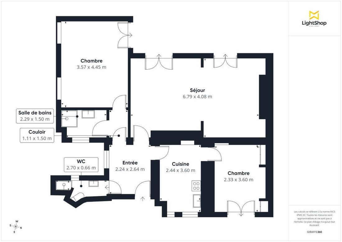 Apartamento en Ternes-Maillot, Paris 17e Arrondissement, París 3 - 19052067