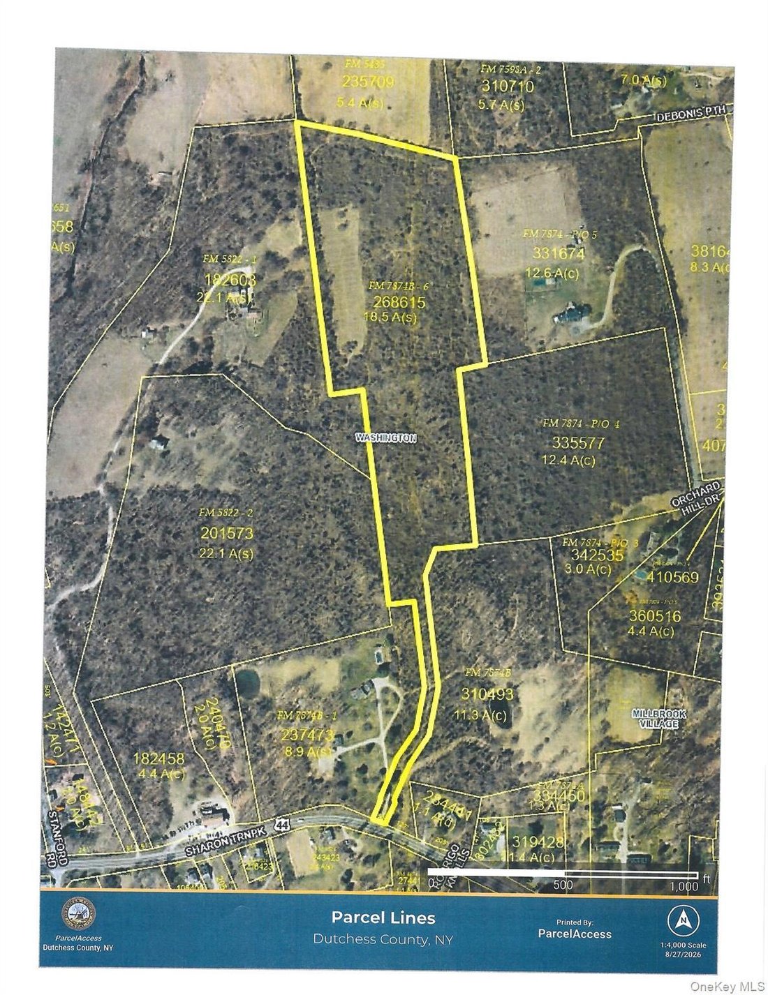 Land in Millbrook, New York, Vereinigte Staaten 1 - 19030299