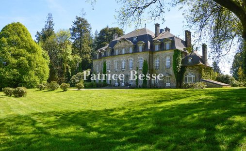 Castillo en Guemene-sur-Scorff, Bretaña, Francia 1