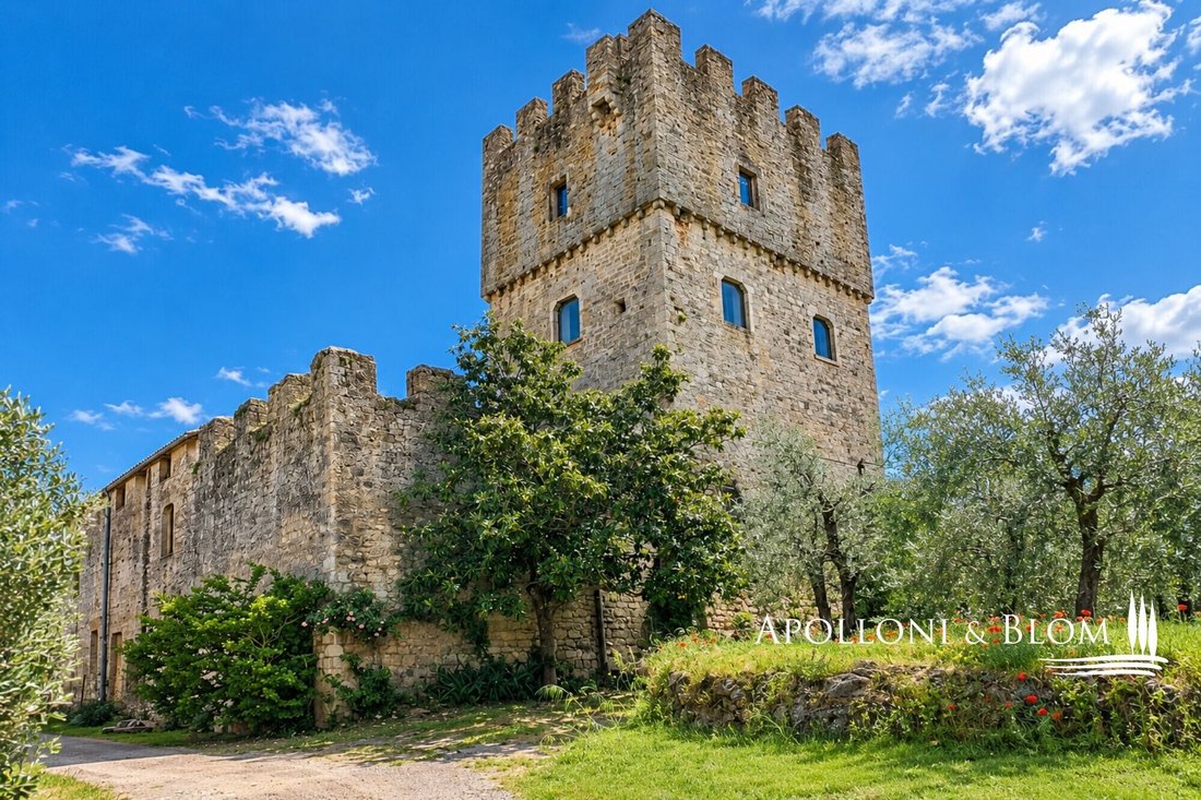 Castle in Monteriggioni, Tuscany, Italy 1 - 19054472