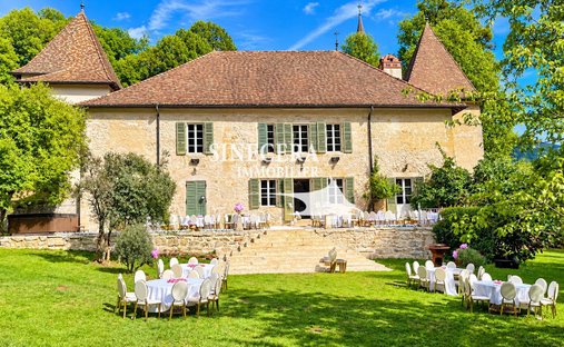 Chateau in Montanges, Auvergne-Rhone-Alpen, Frankreich 1
