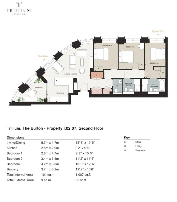 Apartamento en Marylebone, Westminster, Inglaterra 2 - 16917094