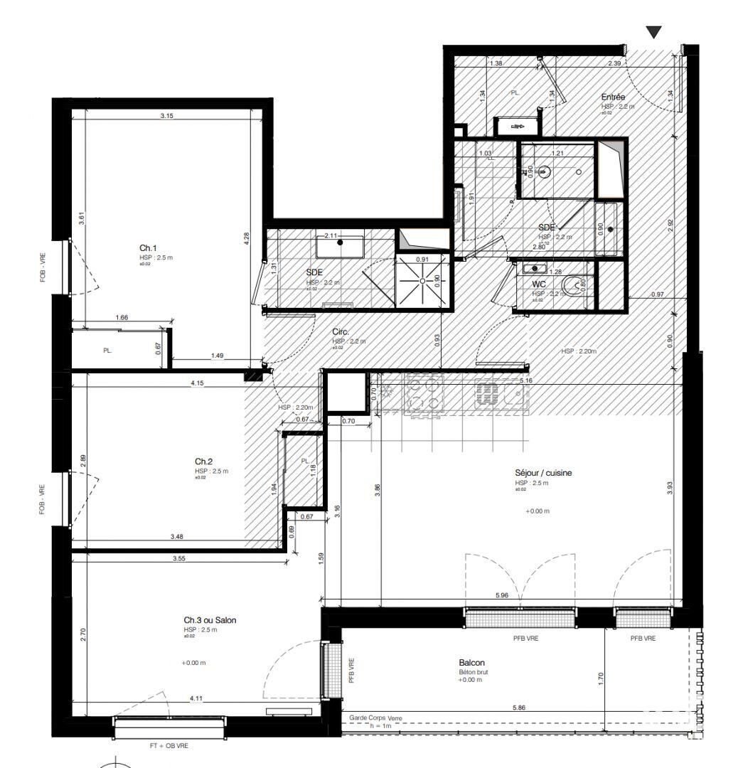 Appartement à Bernus-Kergypt-Keruzen-Campen, Vannes, France 5 - 18339015