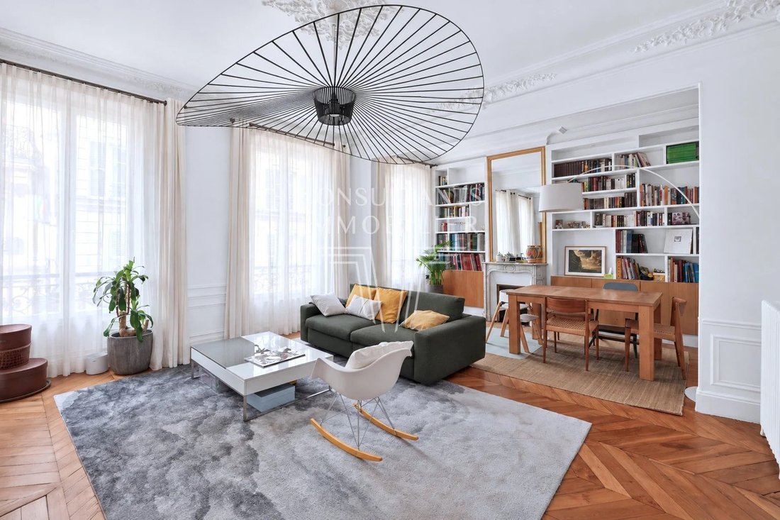Wohnung in Courcelles-Wagram, Paris 17e Arrondissement, Paris 1 - 19060444