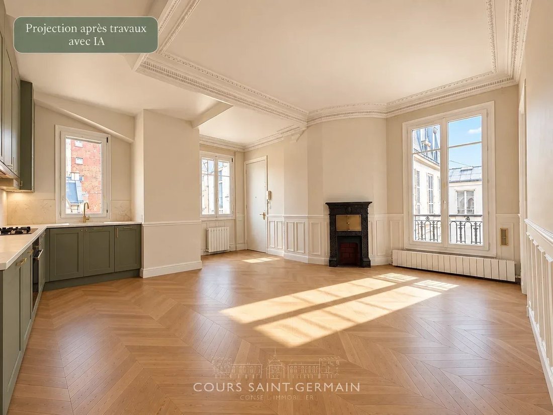 Wohnung in Courcelles-Wagram, Paris 17e Arrondissement, Paris 1 - 19060292