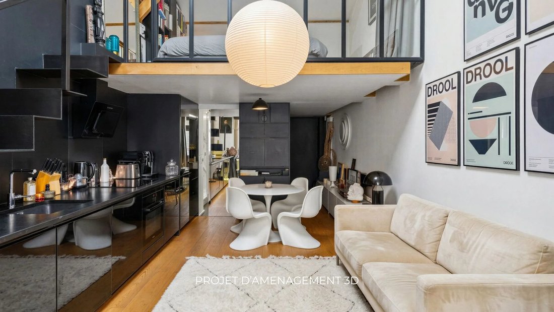 Apartamento en Bas Belleville, Paris 19e Arrondissement, París 1 - 19059609