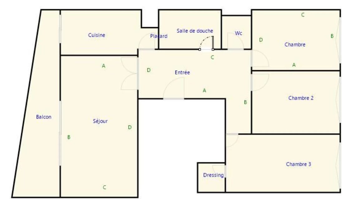 Appartement à Bièvres Sud Tolbiac, Paris 13e Arrondissement, Paris 2 - 19059588