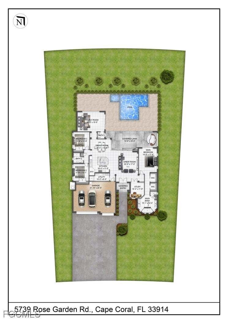 Casa en Cabo Coral, Florida, Estados Unidos 2 - 16234936