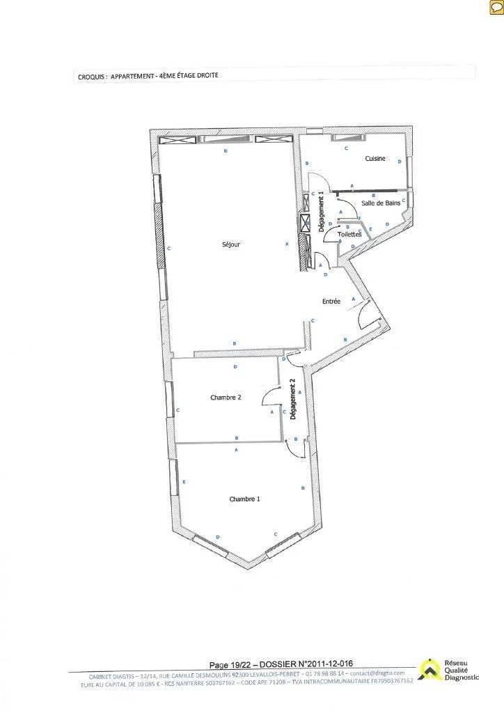 Apartment in Hôtel de Ville-Planchette, Levallois-Perret, France 1 - 19060781