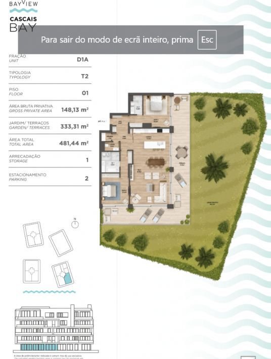 Apartamento en Cascais y Estoril, Distrito de Lisboa, Portugal 5 - 19067667