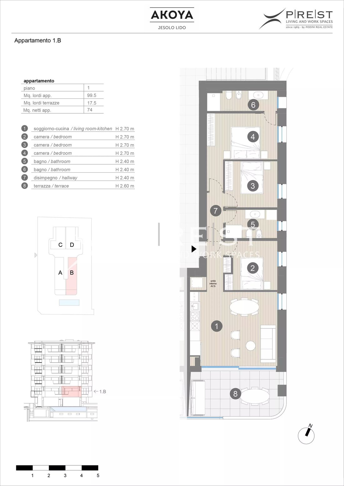 Apartamento en Lido di Jesolo, Jesolo, Véneto 5 - 19065937