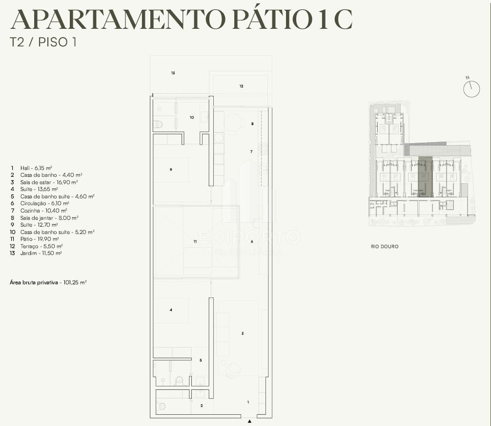 Wohnung in Lordelo do Ouro und Massarelos, Distrikt Porto, Portugal 2 - 18437839