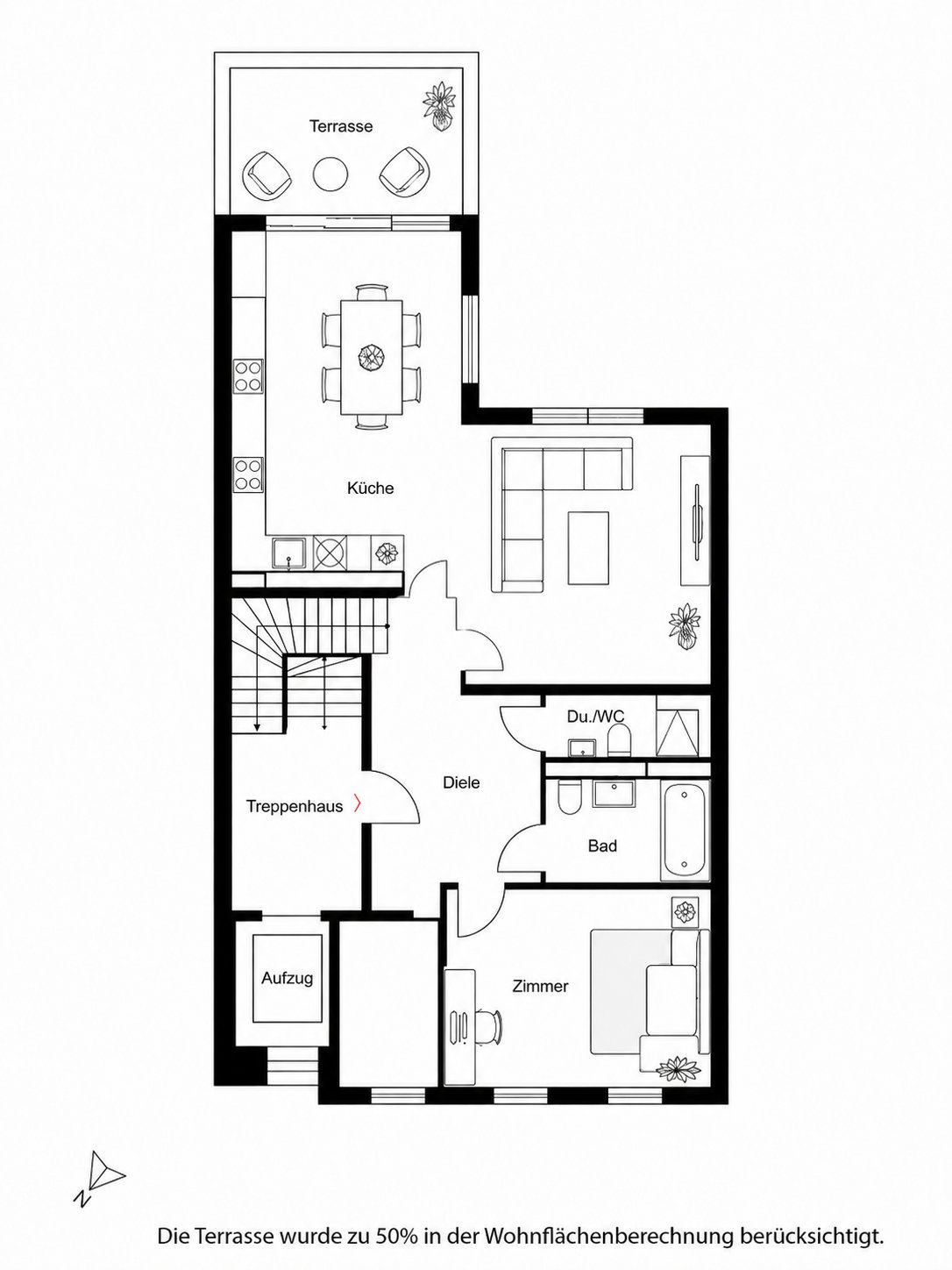 Appartamento a Colonia, Renania Settentrionale-Vestfalia, Germania 2 - 19072228