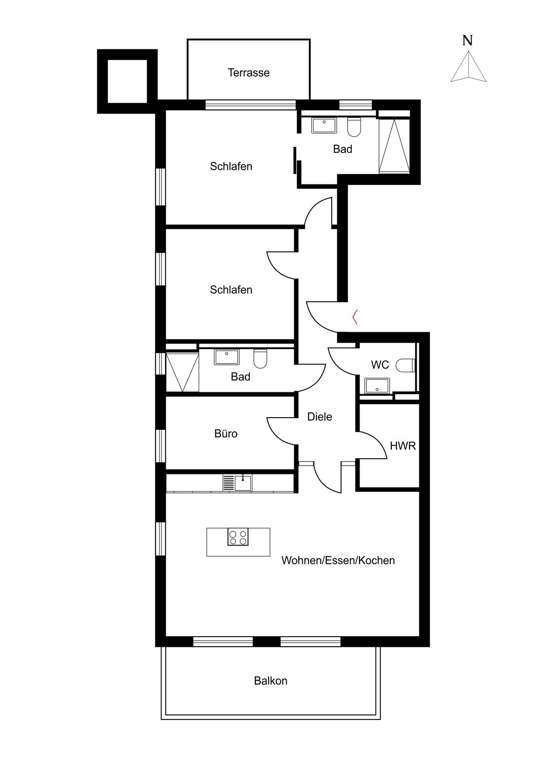 Apartamento en Bonn, Renania del Norte-Westfalia, Alemania 5 - 19070055