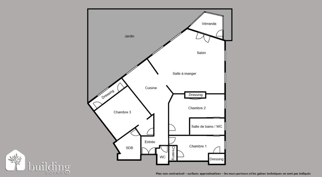 Apartment in Bois de Boulogne, Paris 16e Arrondissement, Paris 2 - 19070624