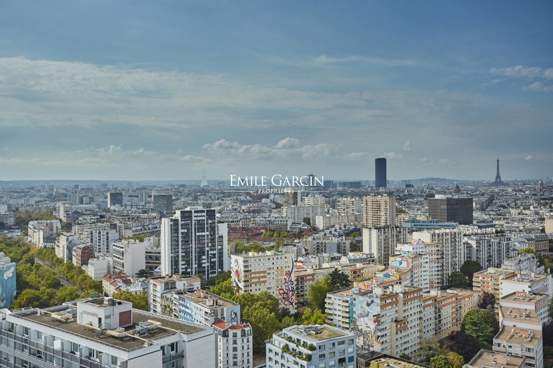 Appartement à Nationale-Deux Moulins, Paris 13e Arrondissement, Paris 1 - 19071787