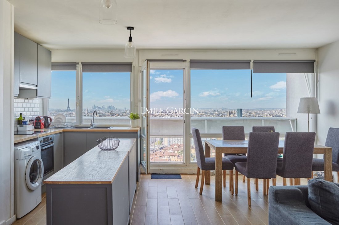 Appartement à Nationale-Deux Moulins, Paris 13e Arrondissement, Paris 4 - 19071787