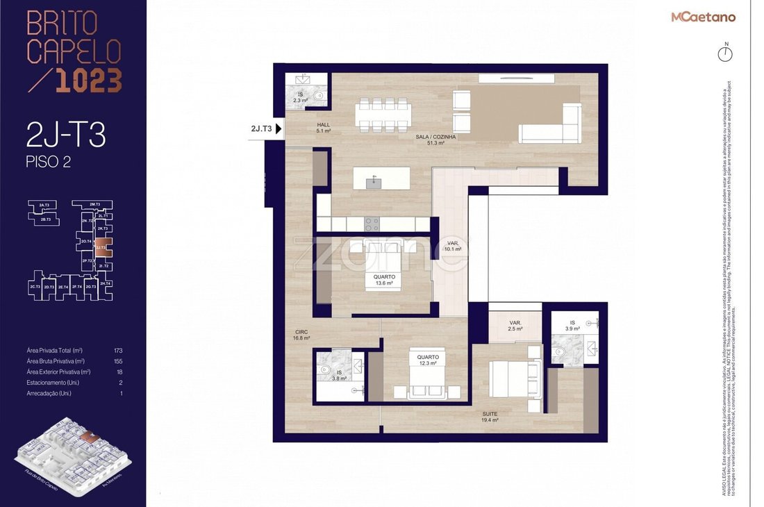 Apartment in Matosinhos e Leca da Palmeira, Porto District, Portugal 4 - 19075581