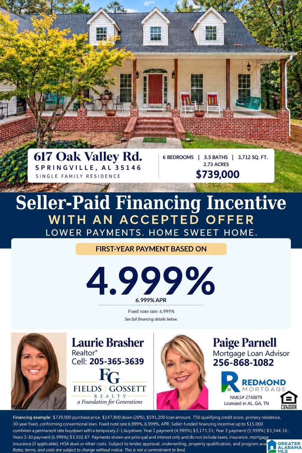 Casa a Springville, Alabama, Stati Uniti 1 - 18761105