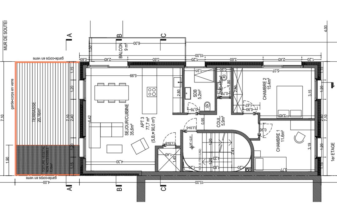 Apartment in Luxembourg, Luxembourg, Luxembourg 3 - 19070123