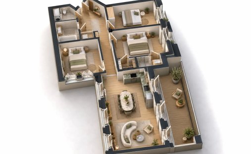 Apartamento en San Luis, Versalles, Francia 1