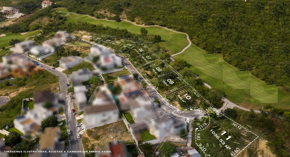 Terrain à Monterrey, Nuevo León, Mexique 1 - 19070428