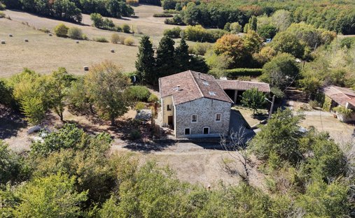 Castillo en Monthaut, Occitania, Francia 1