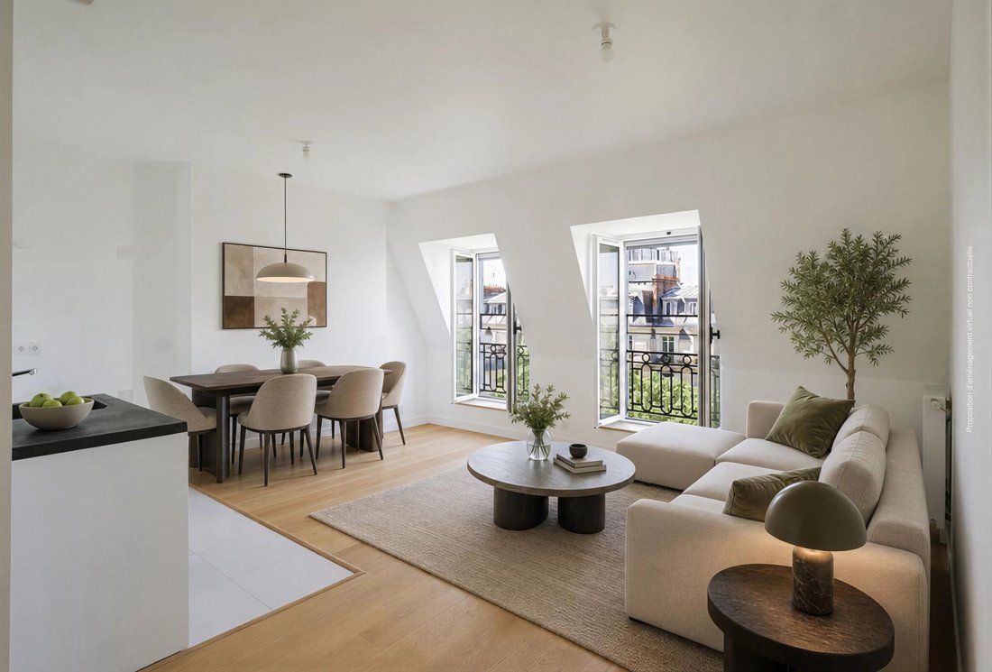 Appartement à Cambronne-Garibaldi, Paris 15e Arrondissement, Paris 1 - 19070564