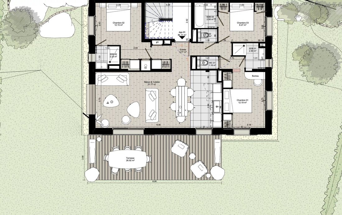 Wohnung in Megève, Auvergne-Rhone-Alpen, Frankreich 2 - 19070842