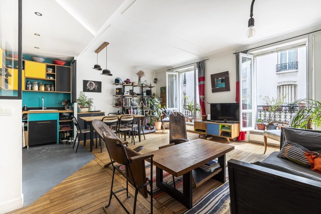 Wohnung in La Fourche-Guy Môquet, Paris 17e Arrondissement, Paris 2 - 19079433